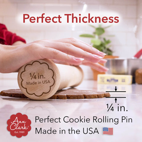 Ann Clark maple grain texture closeup highlighting durable, natural wood