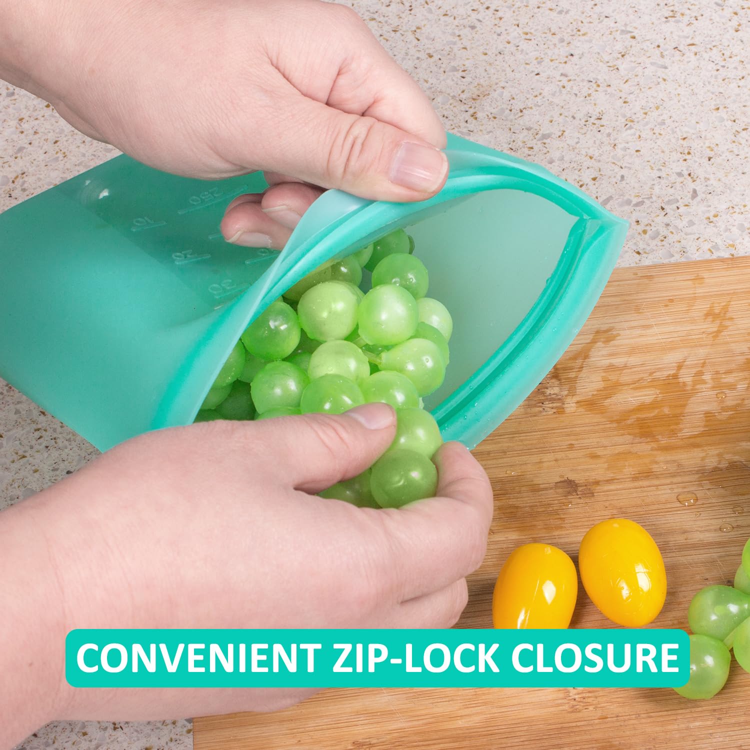 Annaklin pouch in microwave on plate demonstrating safe reheating convenience