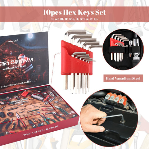 Anner Lily L-shape Allen keys detail, durable finish for reliable hex fastener use