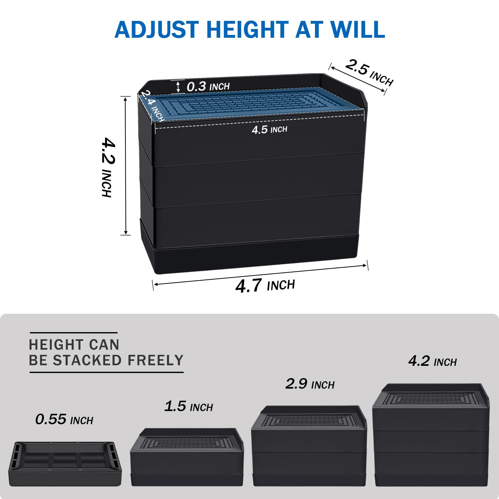 ANNKUT riser TPU rubber base detail protecting floors from scratches