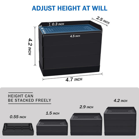 ANNKUT riser TPU rubber base detail protecting floors from scratches
