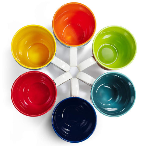 Annovero mugs on breakfast table illustrating family-ready entertaining convenience
