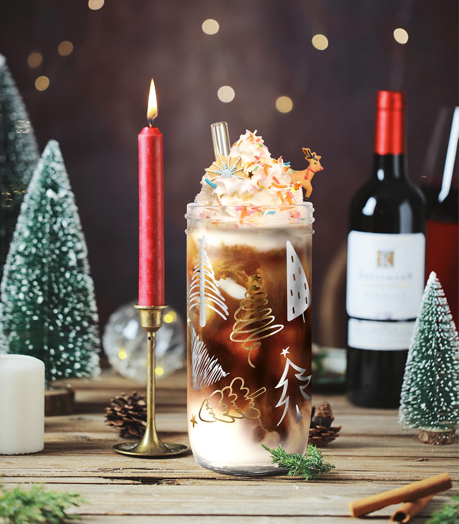 ANOTION cups on holiday table setting creating festive atmosphere for guests