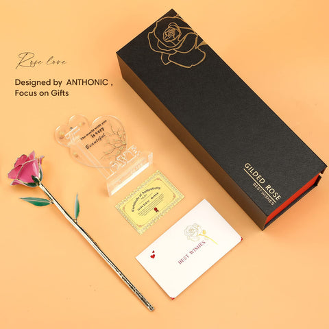 Anthonic rose on romantic table setting adding timeless decorative charm