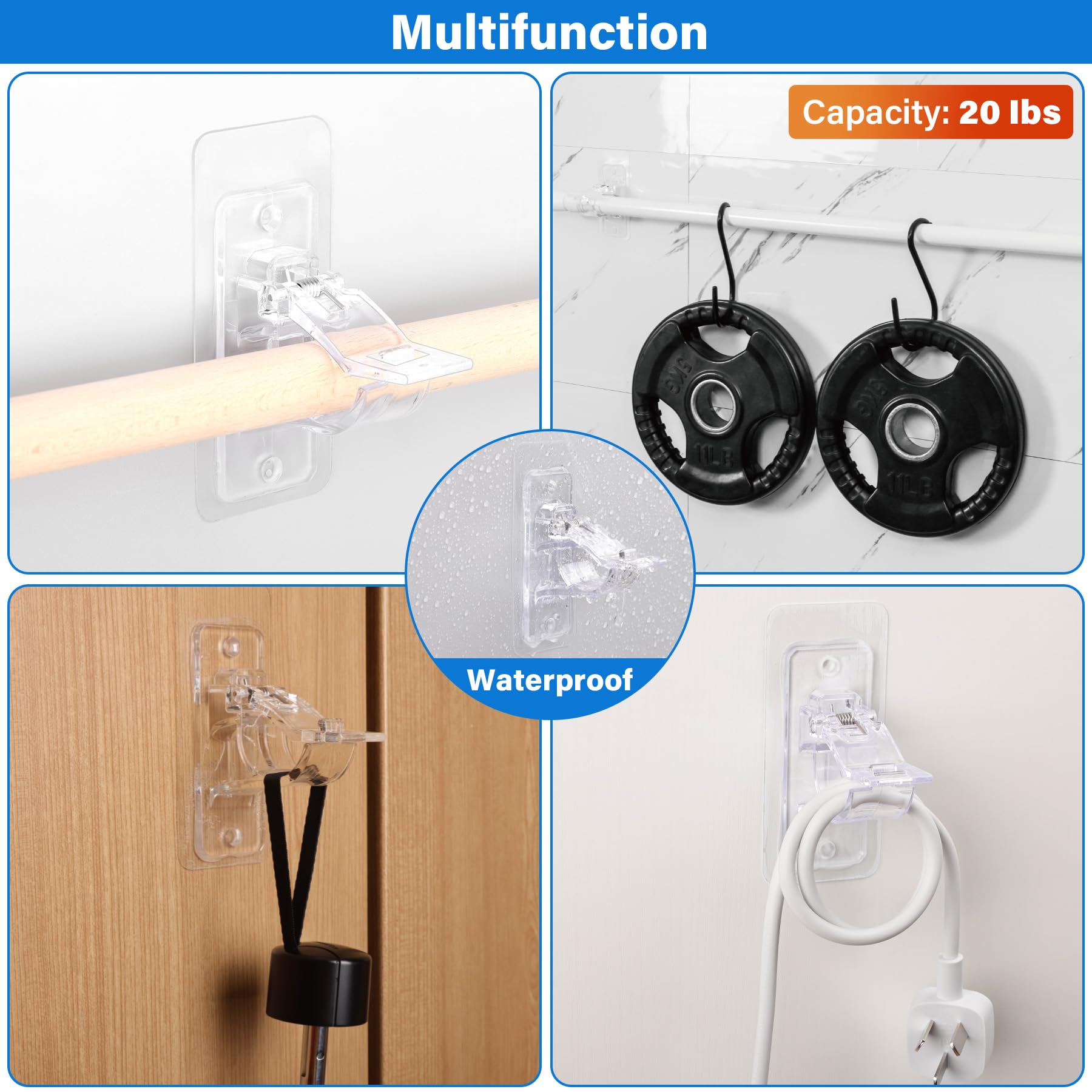 Antimbee holding hats and umbrellas showing multi-use convenience
