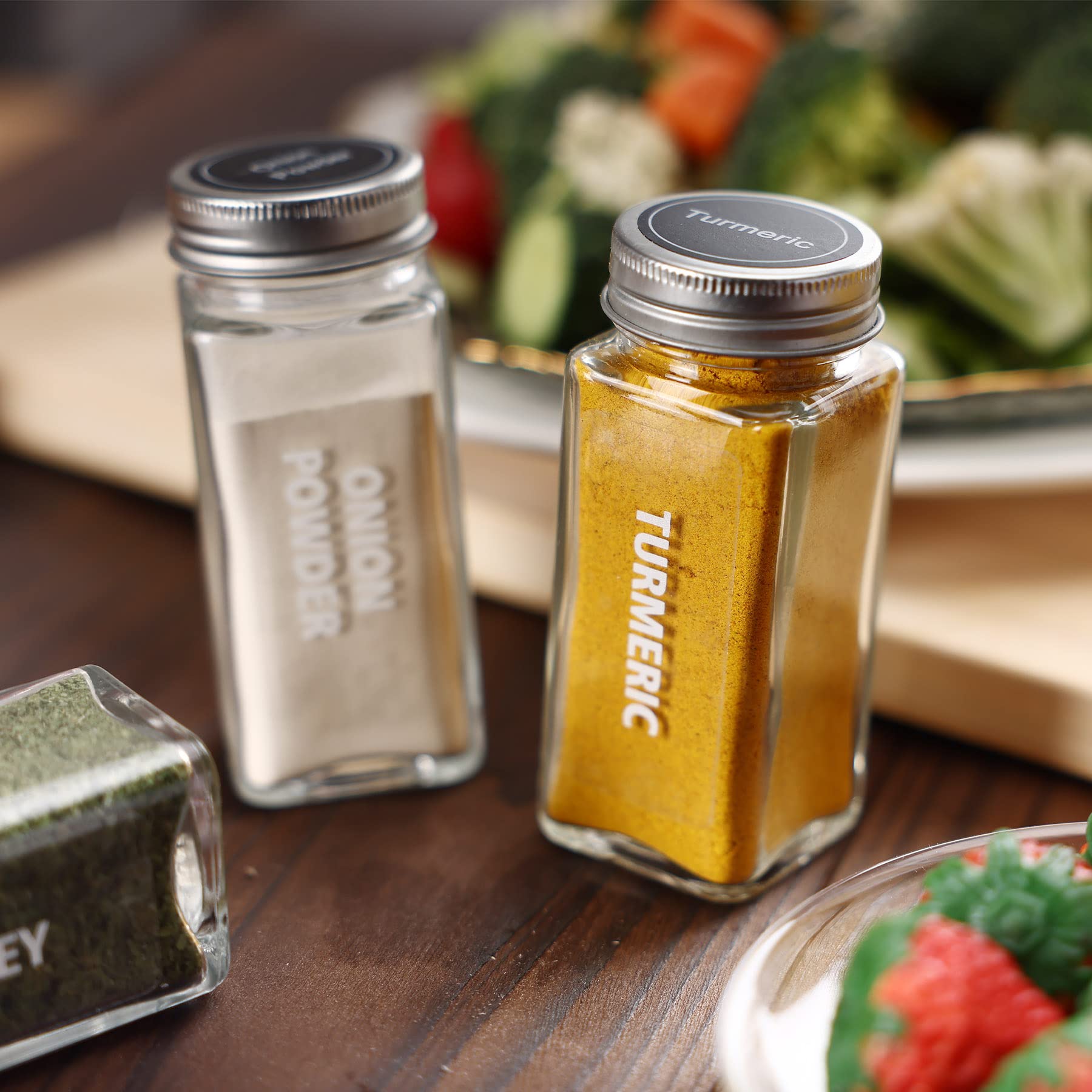 Antimbee transparent body label close-up for easy side visibility