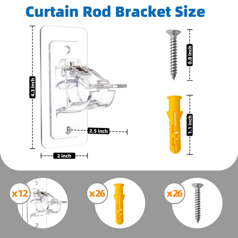 Antimbee multiple brackets supporting rod showing weight distribution