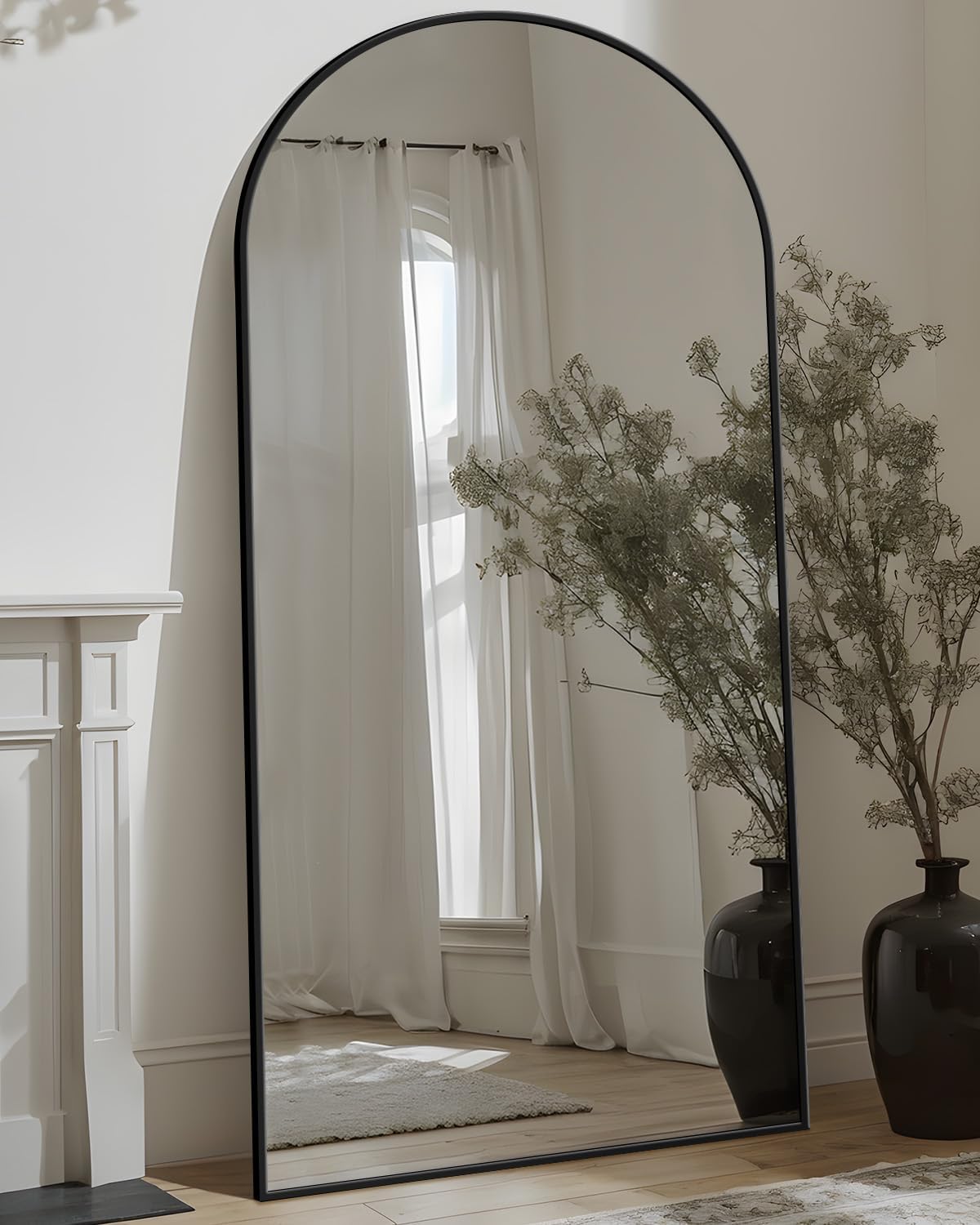 Antok full-length mirror front view showing full outfit reflection benefit