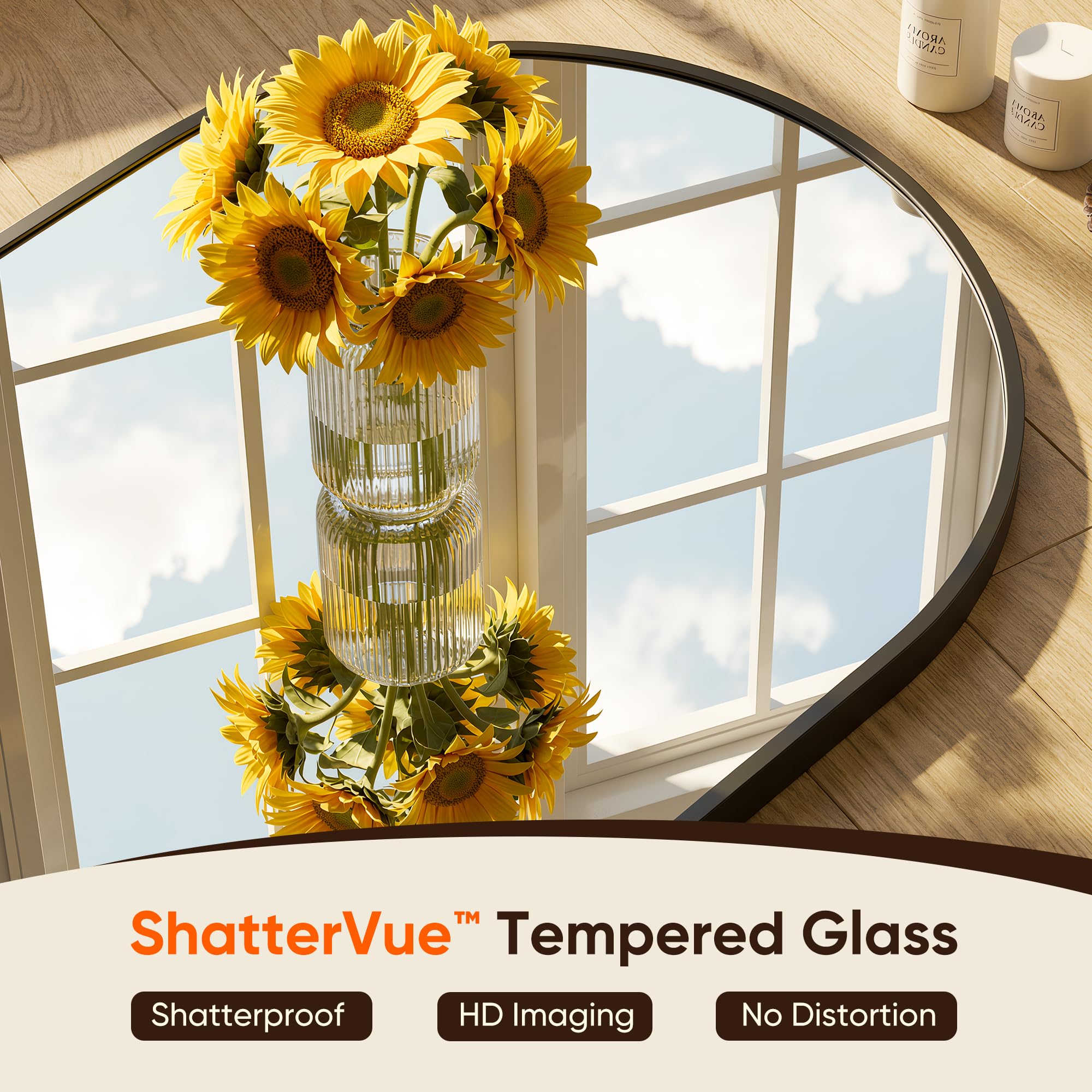 Antok explosion-proof glass detail showing secured membrane for safety benefit