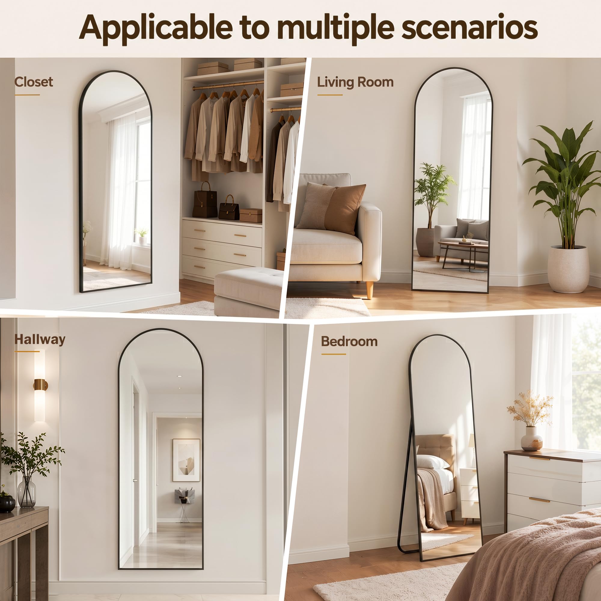Antok mirror styled in entryway providing larger-room light and visual depth