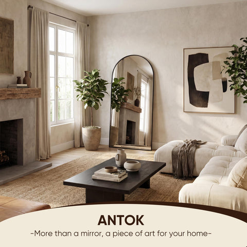 Antok mirror glass edge showing explosion-resistant glass for added household safety benefit