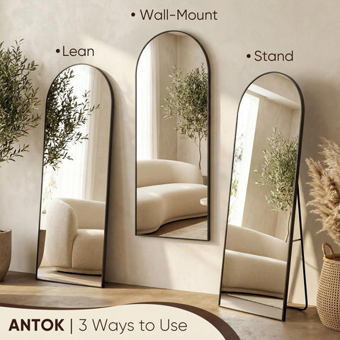 Antok U-shaped stand bracket detail showing foldable support for stable freestanding use benefit