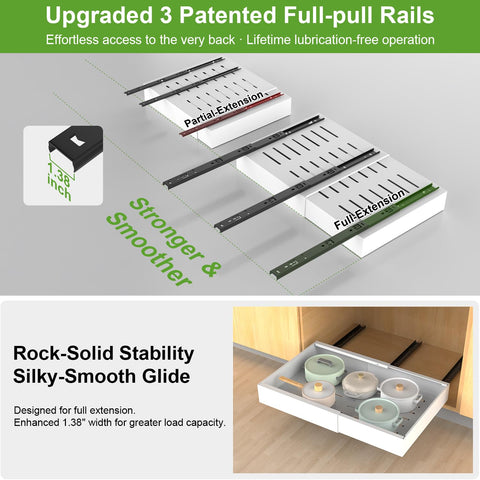 ANTOWIN adhesive raising pad and placement guide illustrating quick no-drill installation