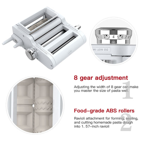 Antree ravioli hopper forming filled ravioli strips for efficient meal prep