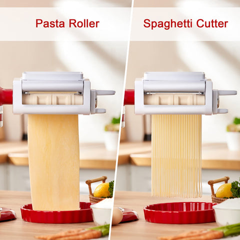 Antree cutter detail slicing spaghetti strands for consistent portioning and texture