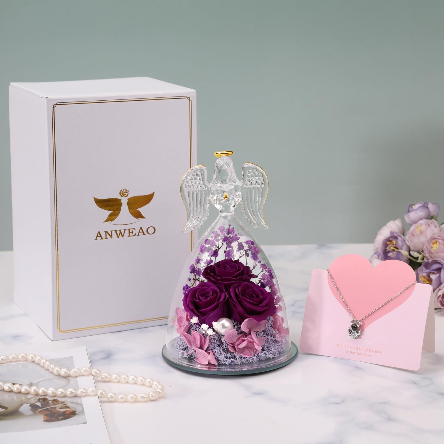 ANWEAO gift box and greeting card ready-to-gift presentation and convenience