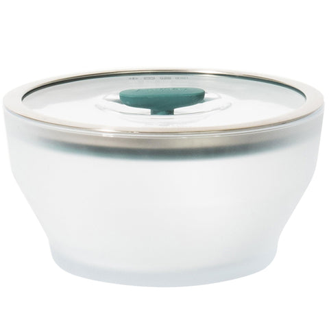 Anyday 8-cup front view in kale showing elegant serving benefit