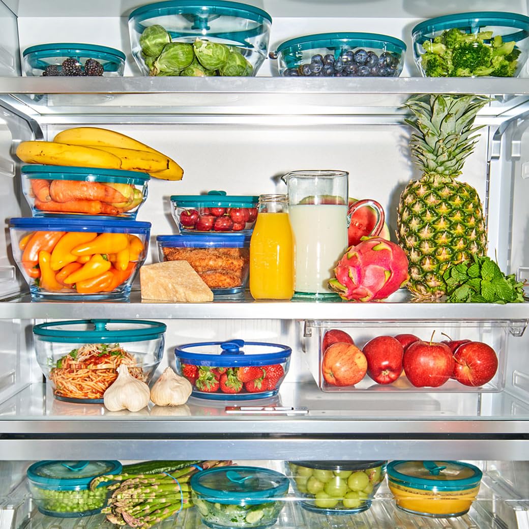 Anyday container frozen meal in freezer showing freezer safety benefit