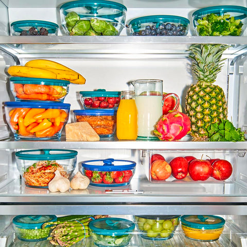 Anyday container frozen meal in freezer showing freezer safety benefit