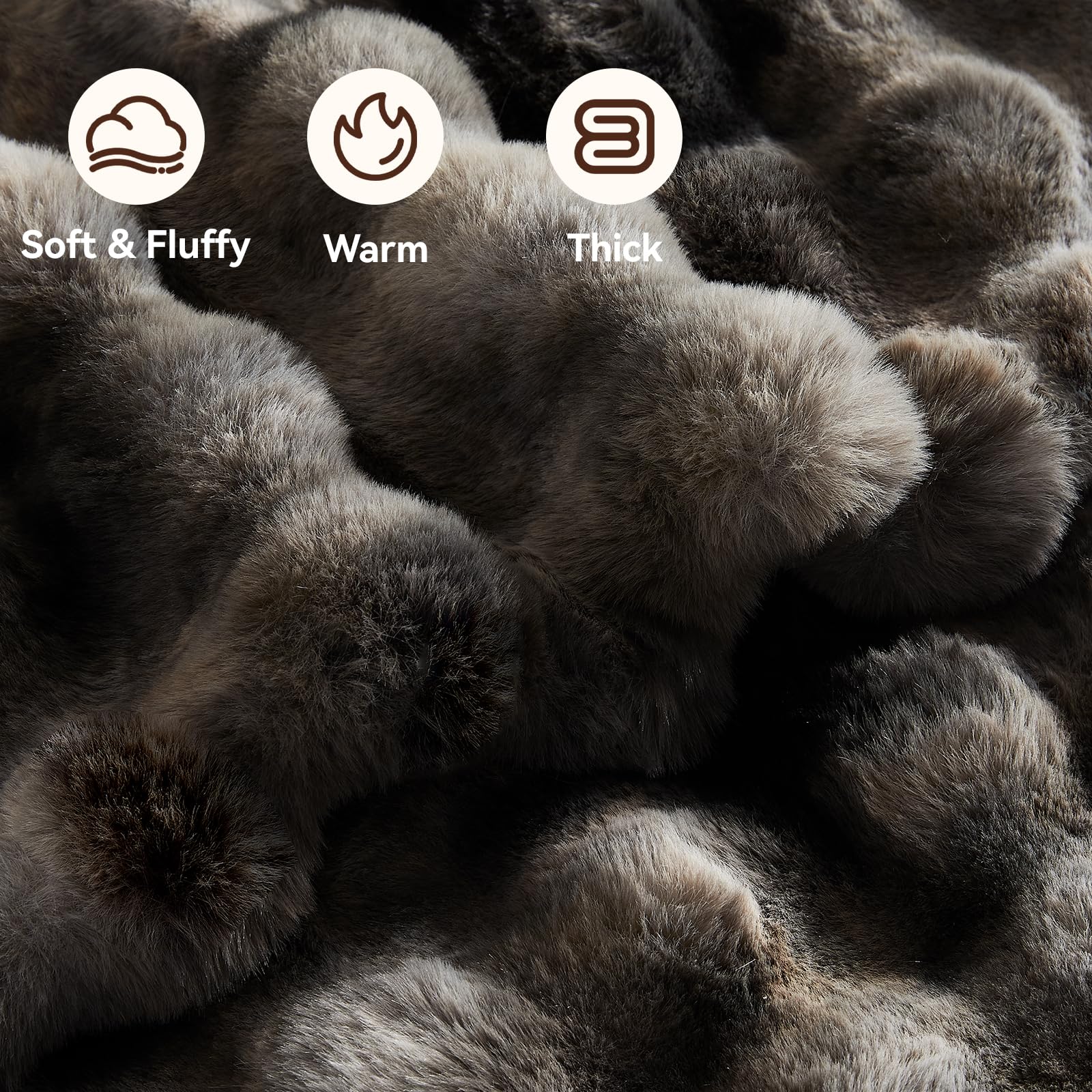 Anysay close-up of bubble pattern highlighting texture and warmth