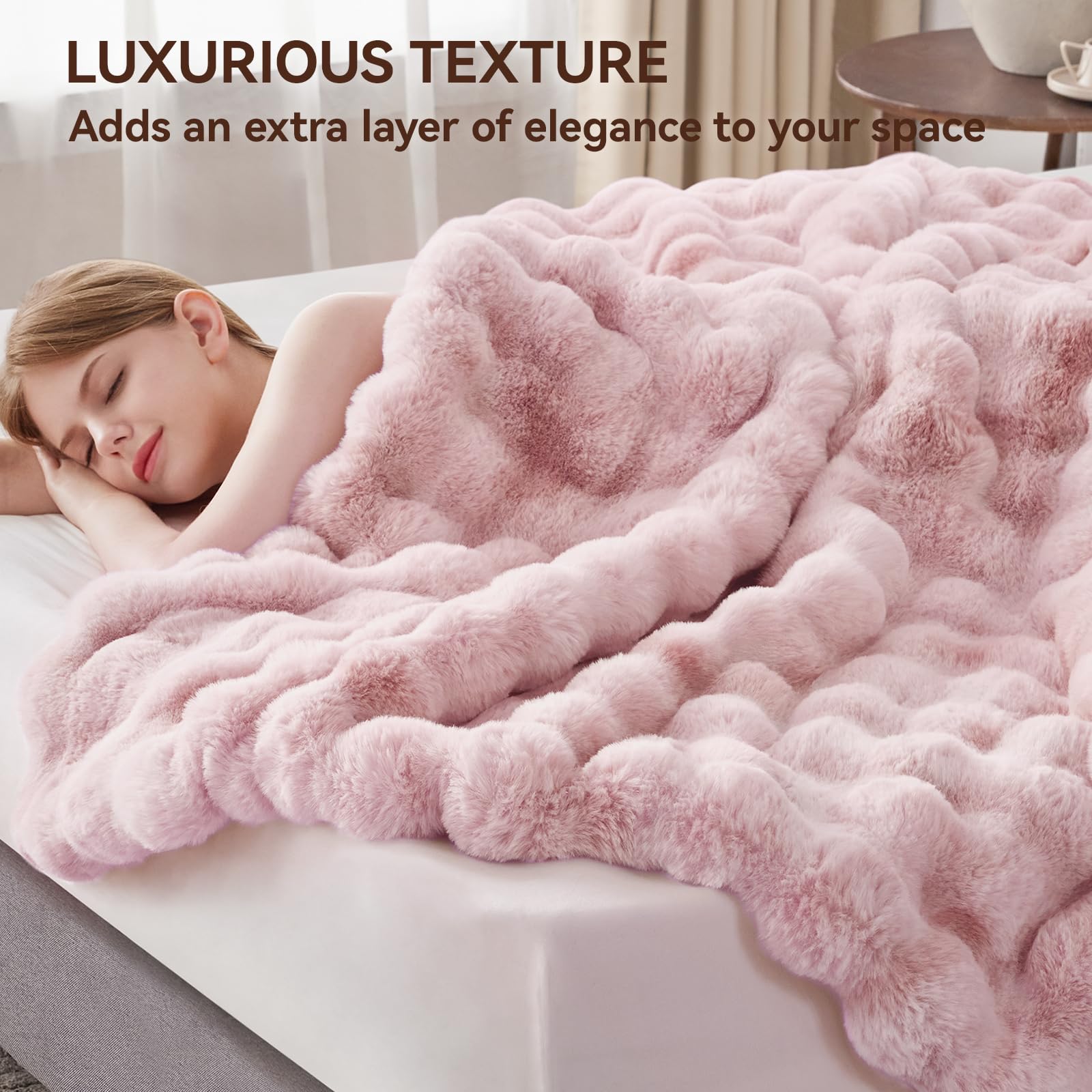 Anysay folded blanket packaged neatly, ideal gift and presentation