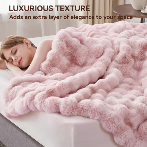Anysay folded blanket packaged neatly, ideal gift and presentation
