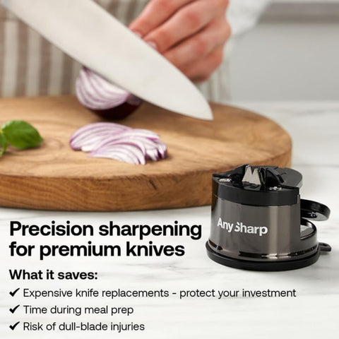 AnySharp Wolf compact storage in drawer saving space and clutter benefit
