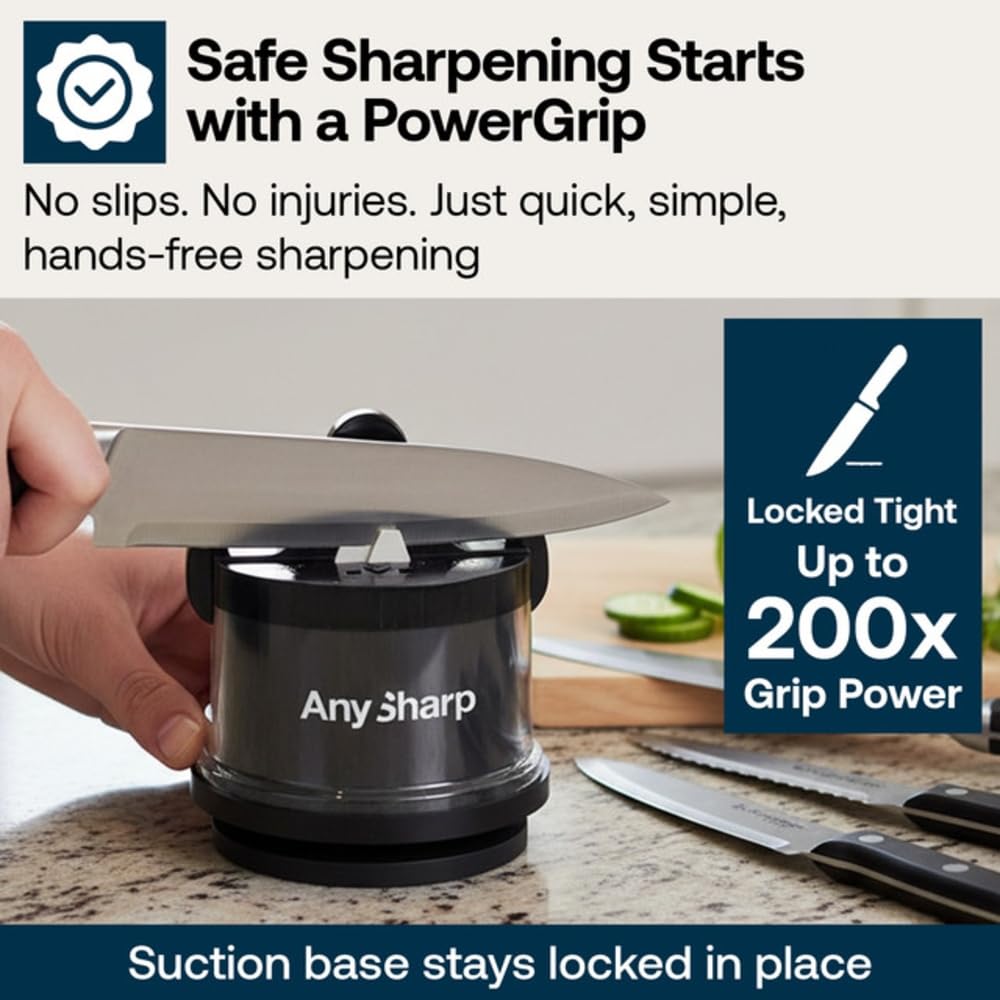 AnySharp Wolf sharpening slots demonstrating two-stage carbide and ceramic benefit