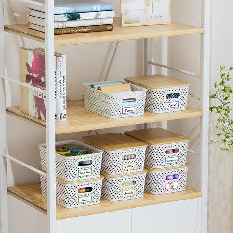 Anysig lifestyle image of bathroom using bins for neat, stylish storage