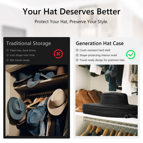 Anysiny interior view with elastic straps securing hat shape benefit