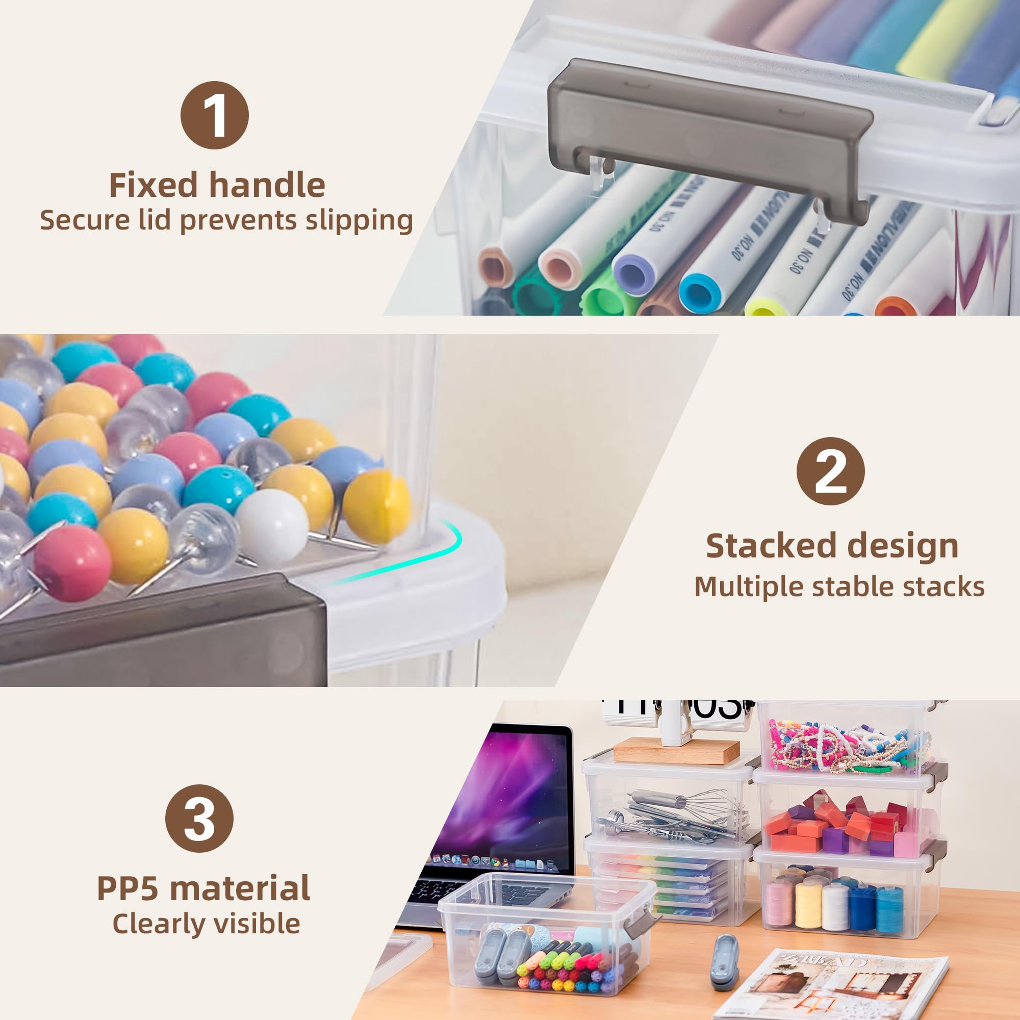 Anywish stacked bins on shelf maximizing vertical space benefit