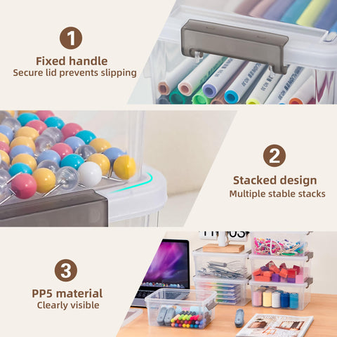 Anywish stacked bins on shelf maximizing vertical space benefit