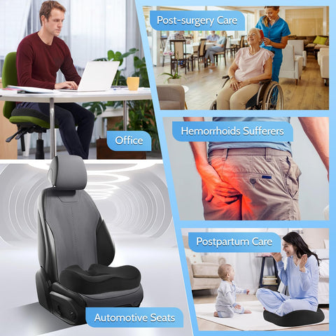 anzhixiu pillow packed in a travel backpack for portable pain relief