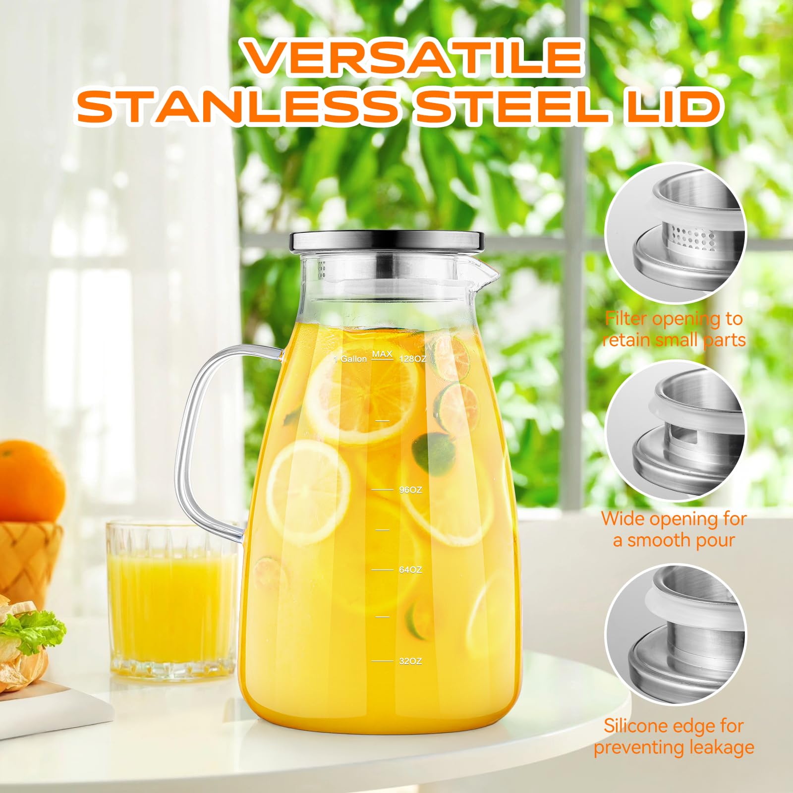 Aofmee handle detail highlighting comfortable grip for stable pouring