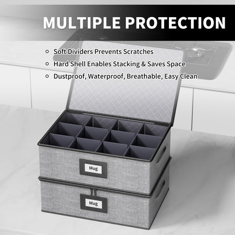 Aokeyee padded divider close-up showing adjustable protection for fragile items