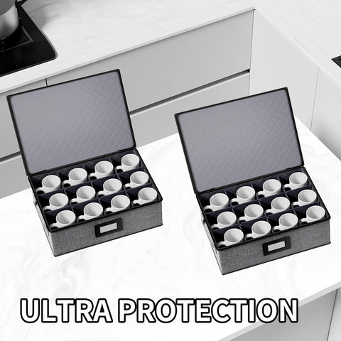 Aokeyee stacked organizers in a cabinet showing space-saving vertical storage