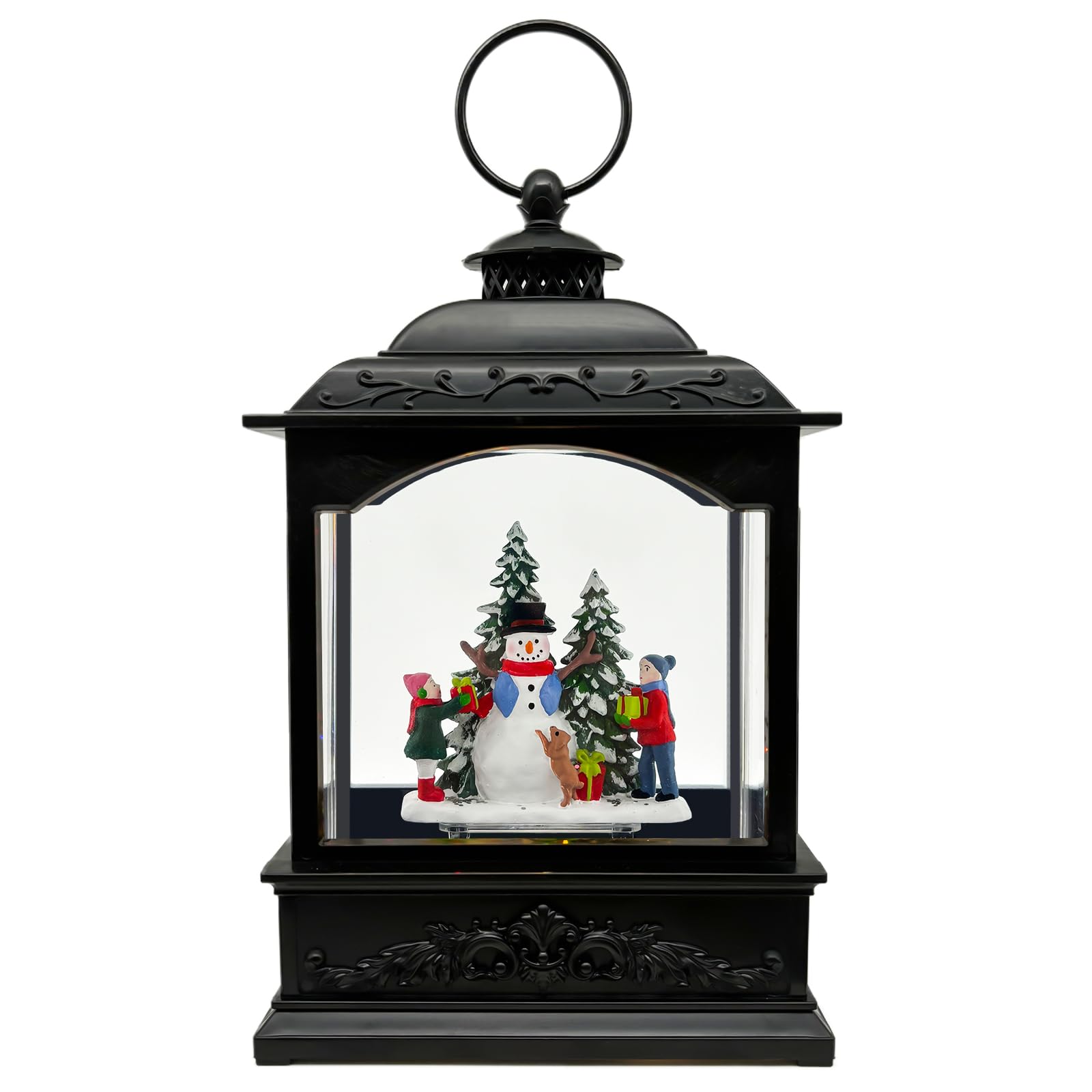 AOMIL close-up of children and snowman detail highlighting craftsmanship benefit