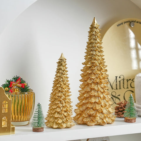 AOMOONOA trees in table setting adding understated festive elegance benefit