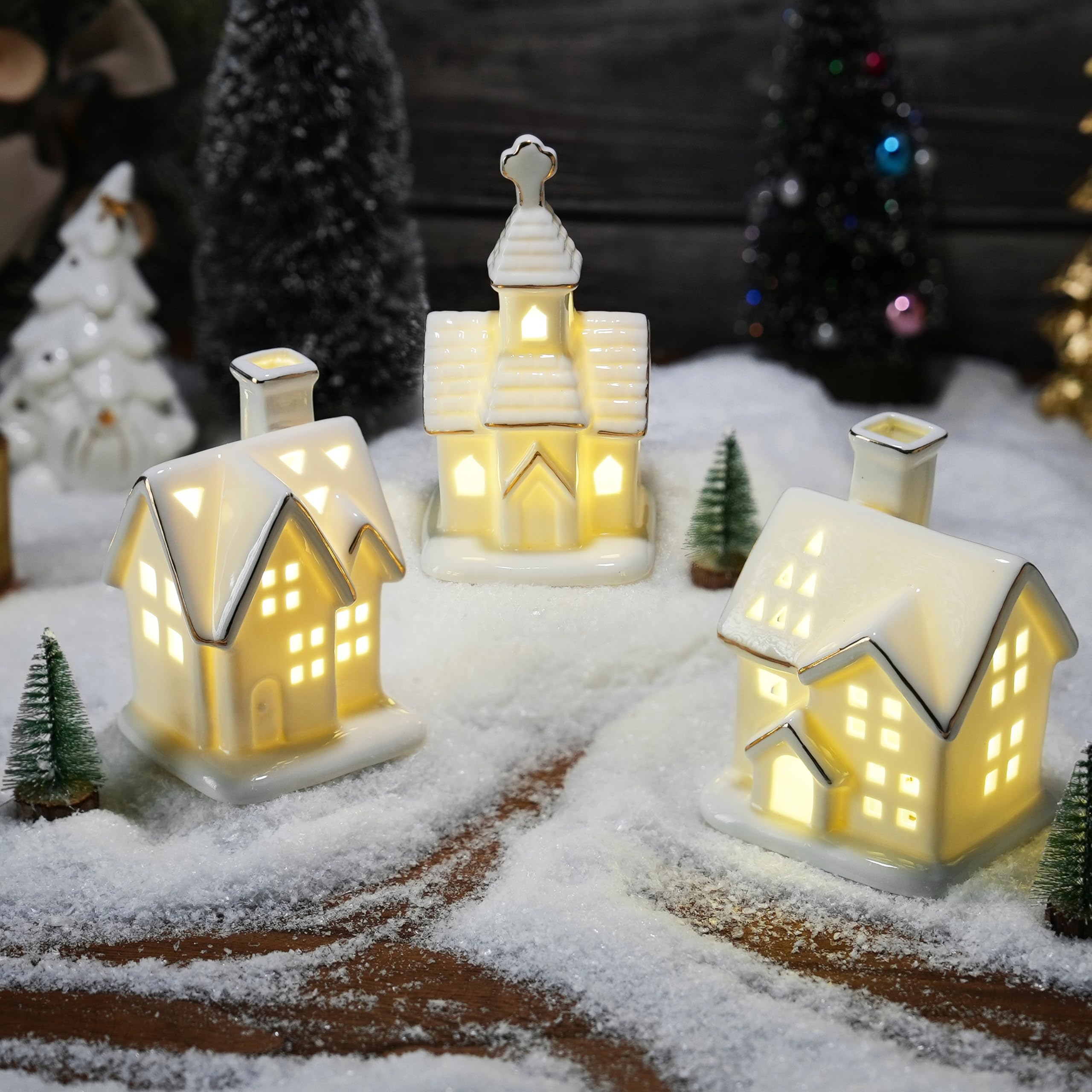 AOMOONOA styled as table centerpiece creating inviting holiday mood