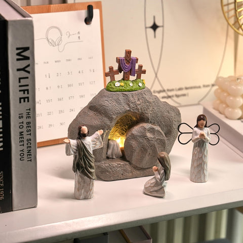 AOMOONOA shown on mantel to demonstrate compact size and placement