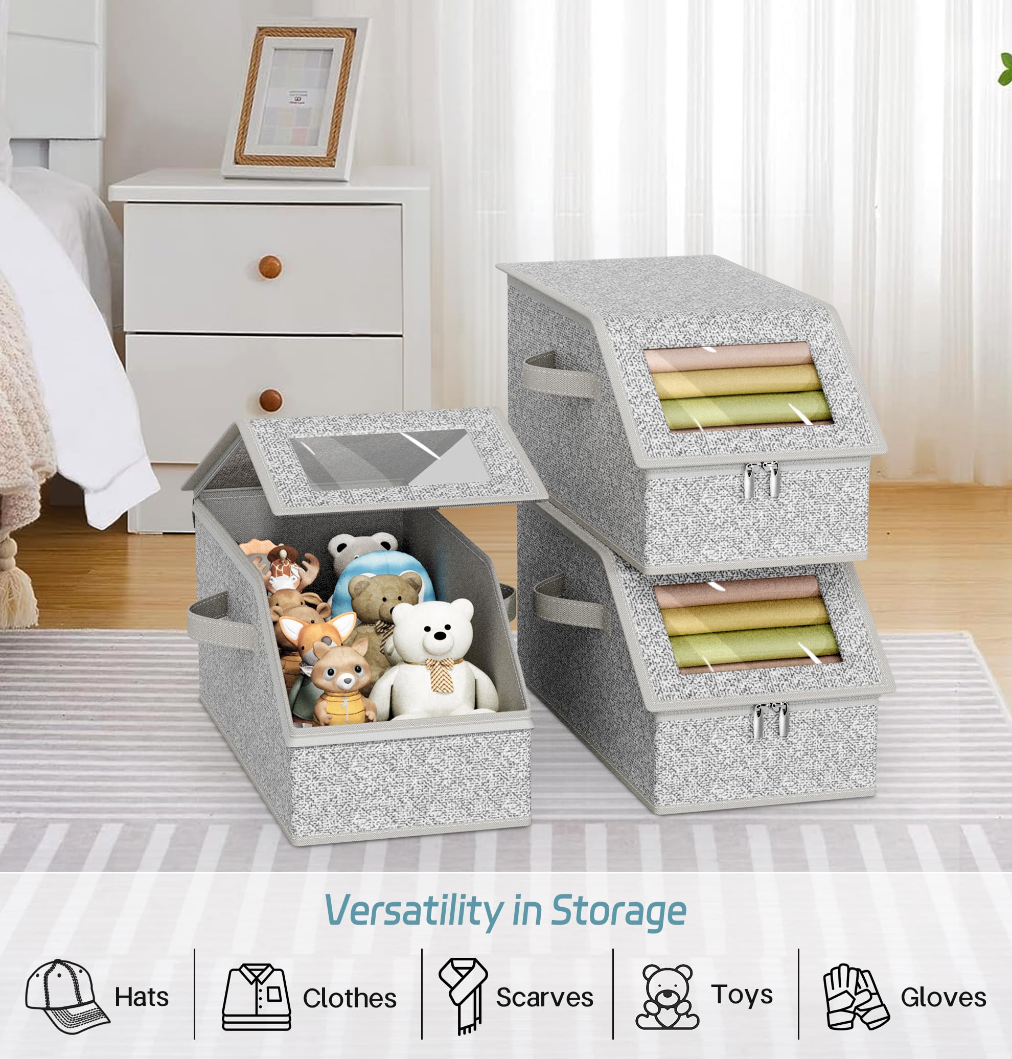 AOODA displayed in bedroom for tidy, visible accessory storage