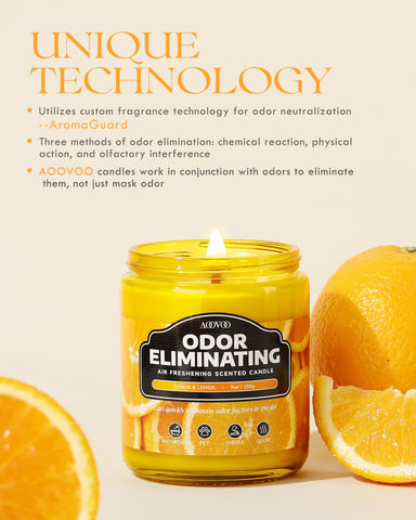 AOOVOO close-up of soy wax and wick highlighting clean stable burn benefits