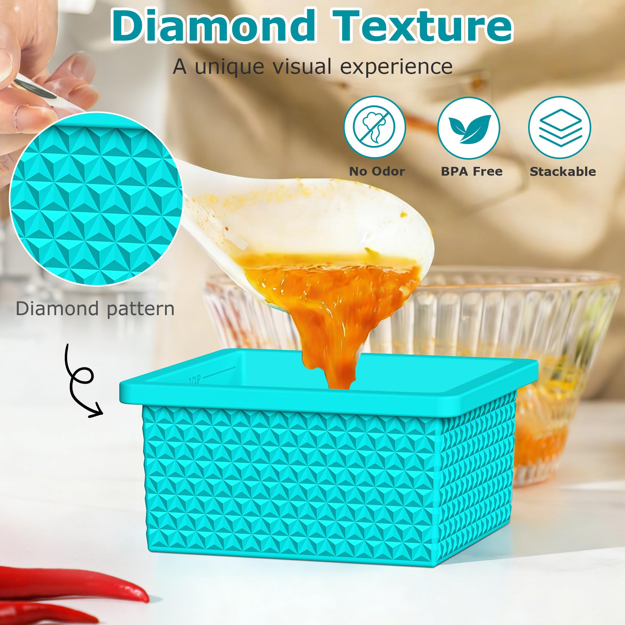 Aopigavi close-up of diamond texture highlighting grip and refined look