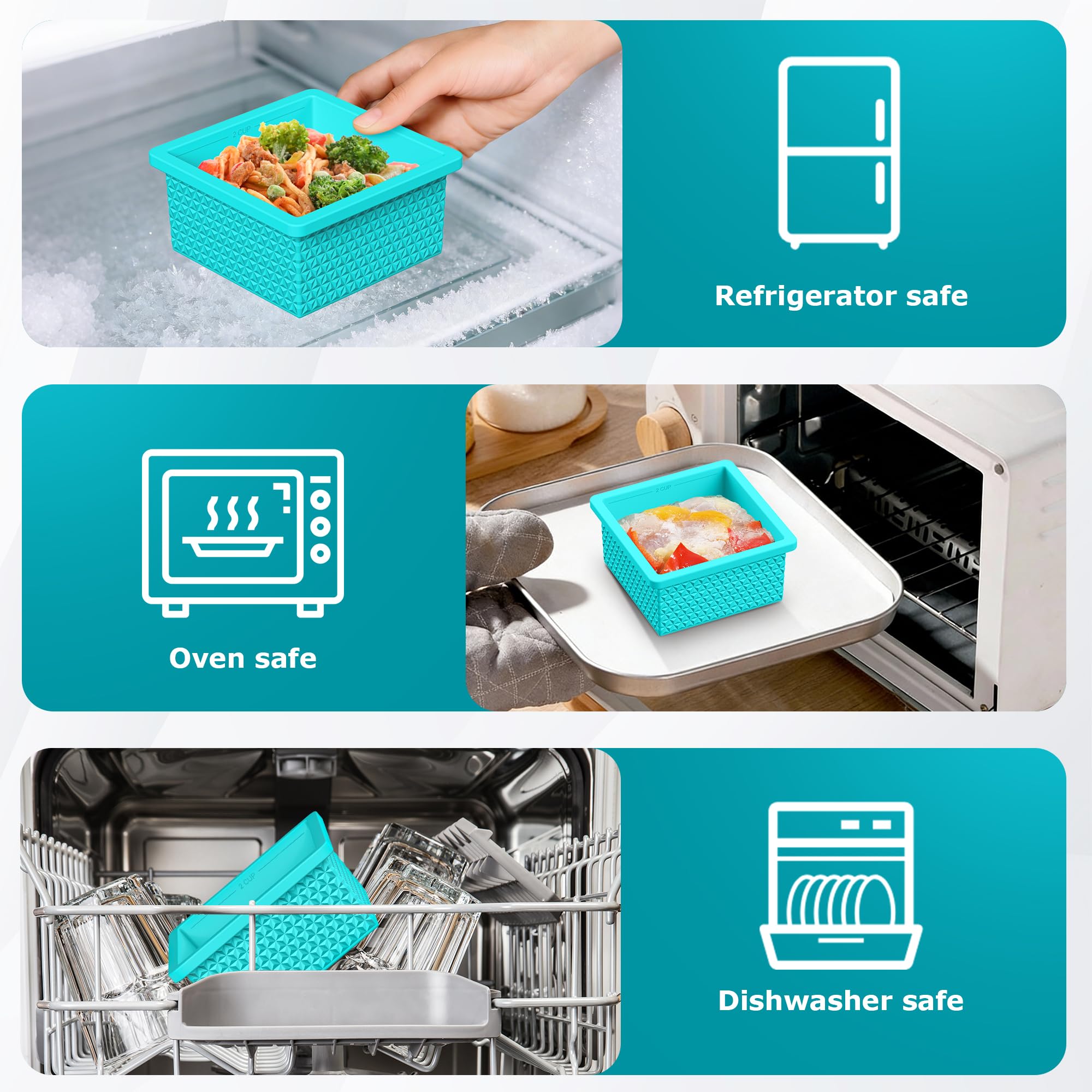 Aopigavi lifestyle kitchen scene with trays used in meal prep saving time