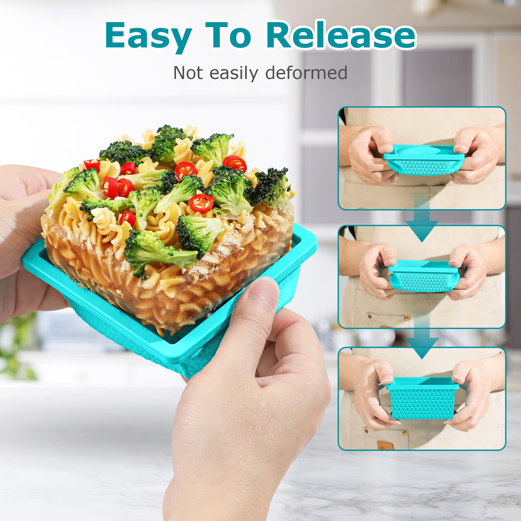 Aopigavi stacked trays inside freezer maximizing space-saving organization