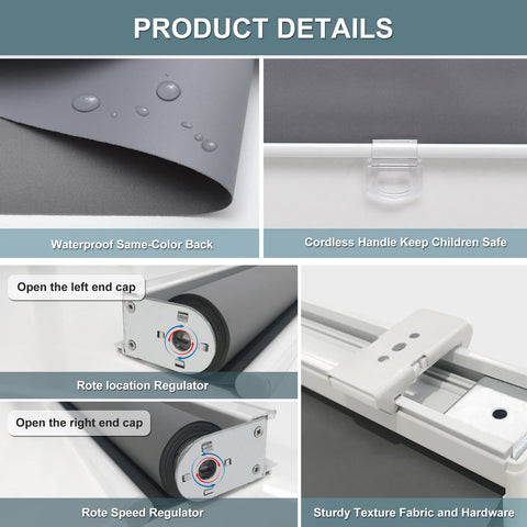 AOSKY adjustment screw close-up showing easy rebound speed and stop control