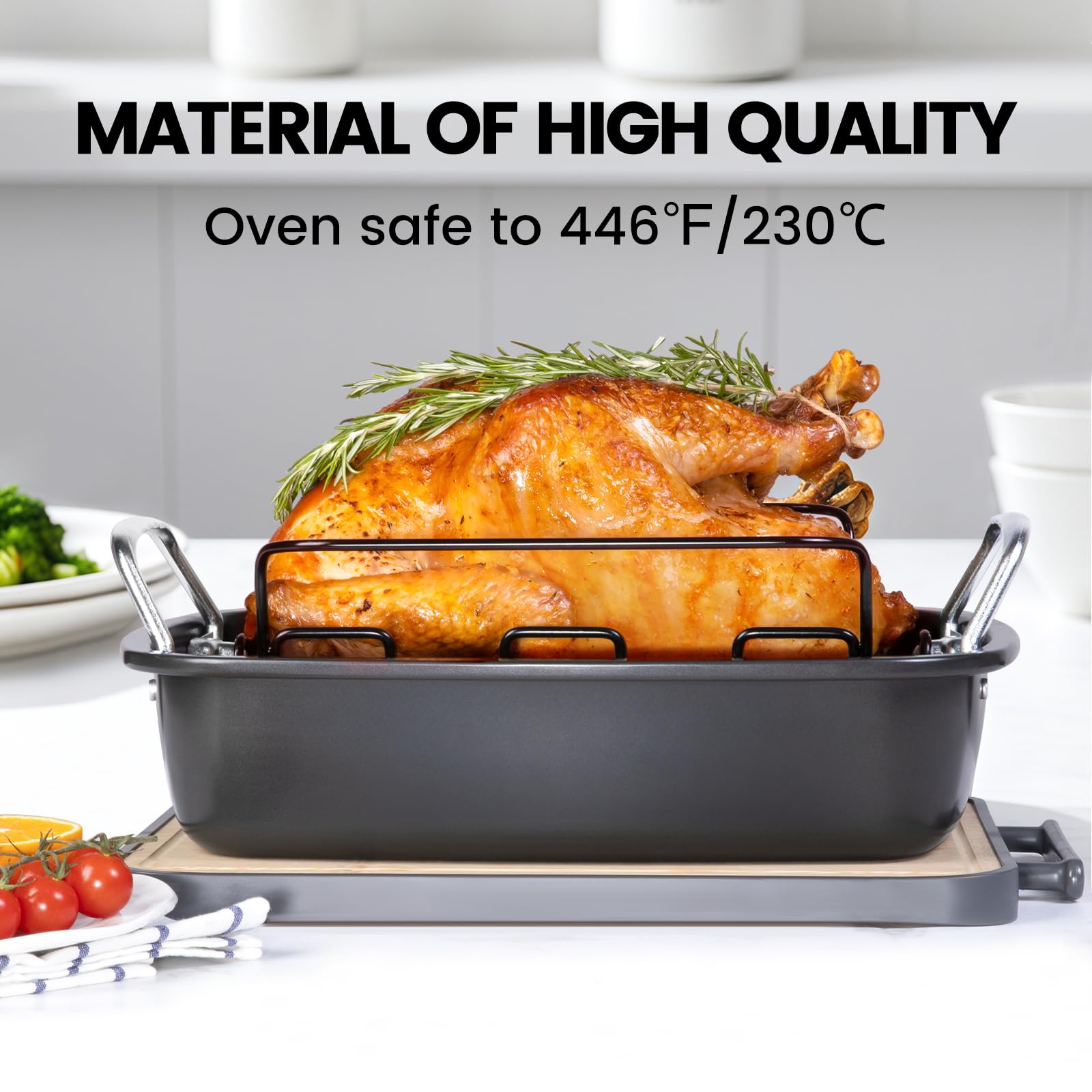 AOTASO close-up of nonstick coating highlighting easy food release