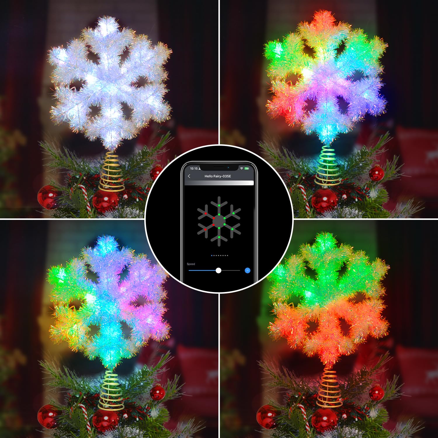 Aoycocr internal RGB LEDs lit, demonstrating vibrant multi-color glow and depth