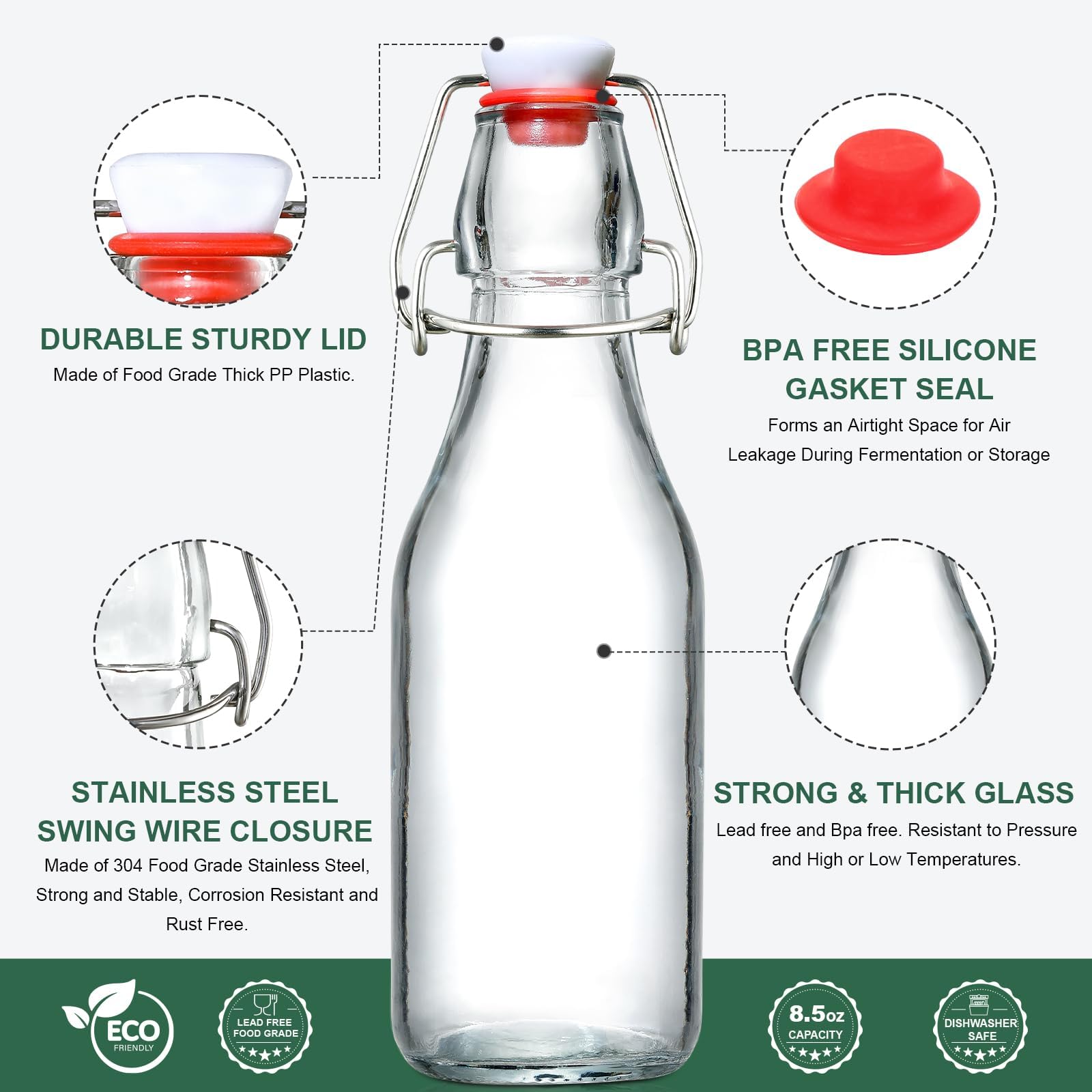 AOZITA bottle held in hand to show scale and portable serving convenience