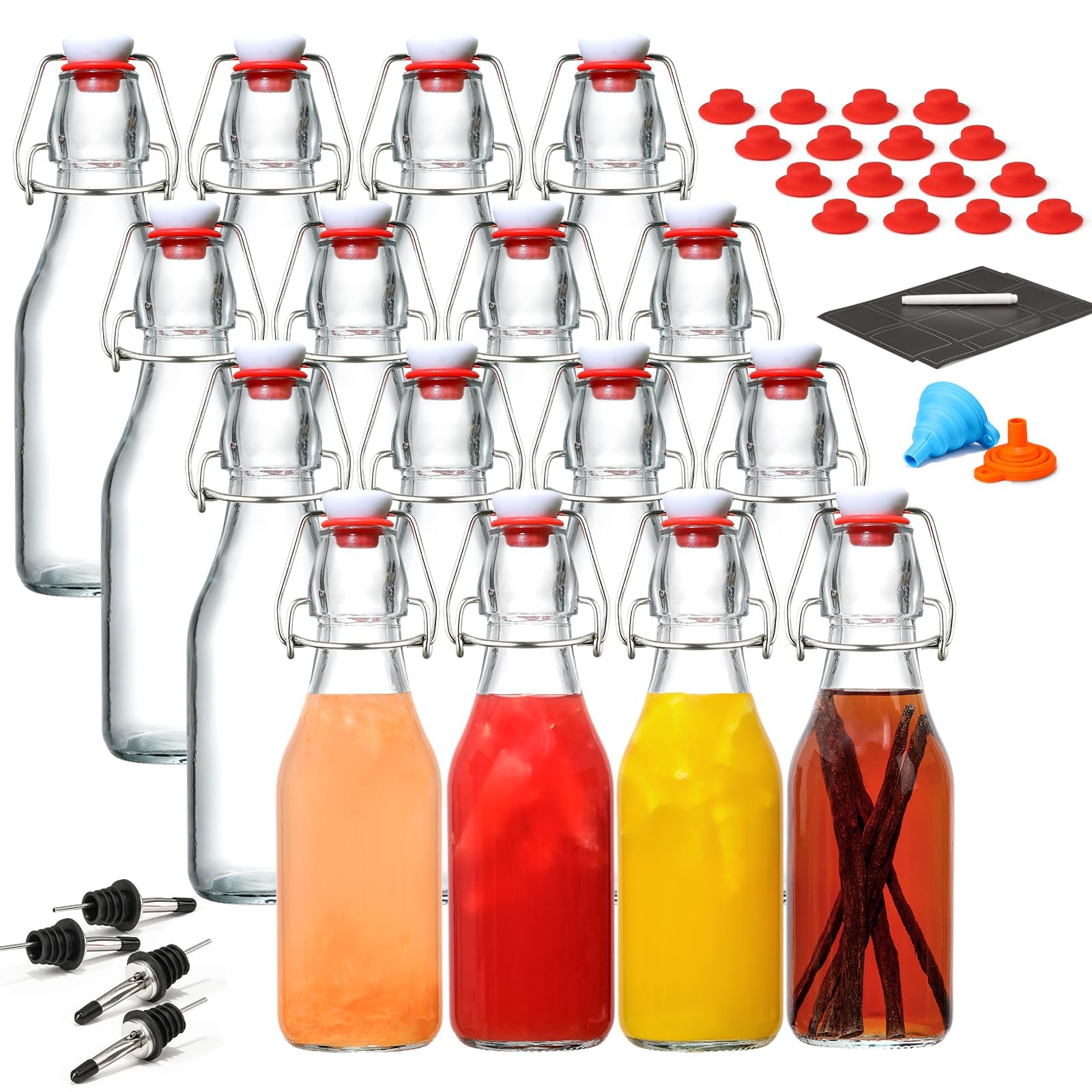 AOZITA front packaging showing full 16-pack and accessories for convenient storage